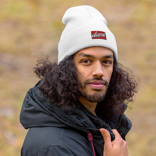 ClassicStitch™ Embroidered Cuffed Beanie
